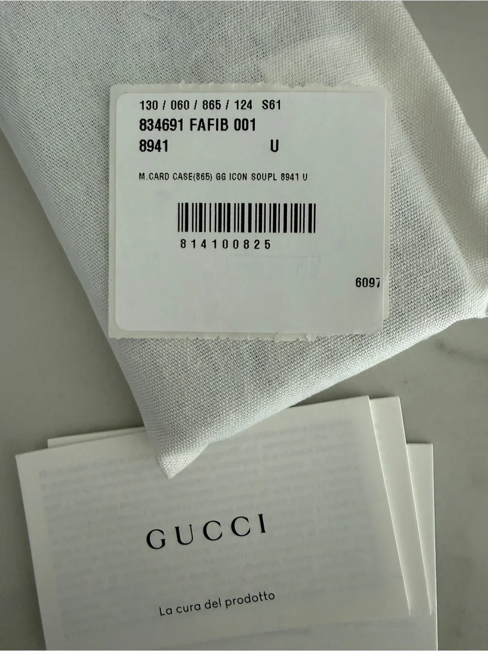 Gucci GG Supreme Long Card Case